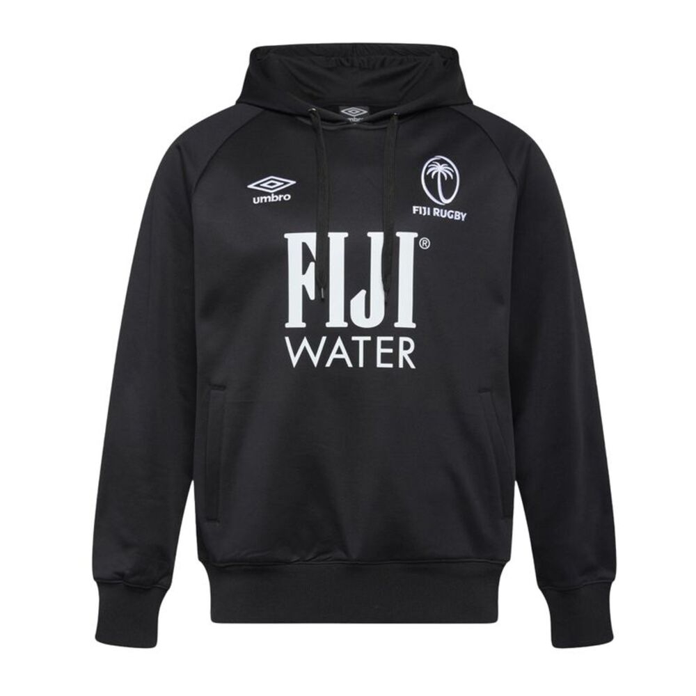Umbro Unisex Adult Fiji Rugby Hoodie / Black